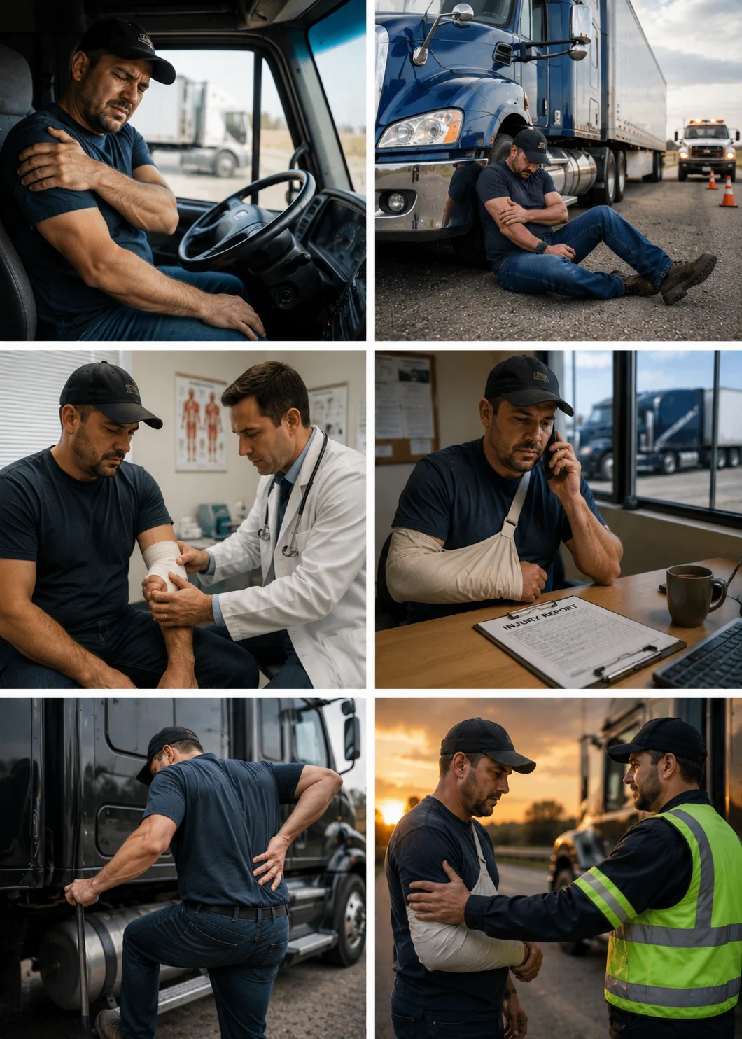 Driver injury protection and trucking workers compensation