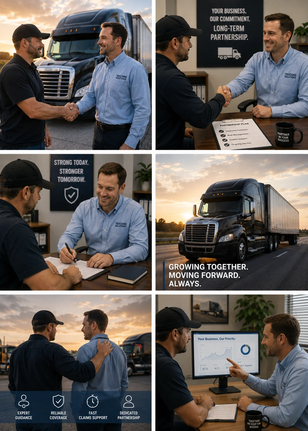 Long term truck insurance partnership for fleets and owner operators