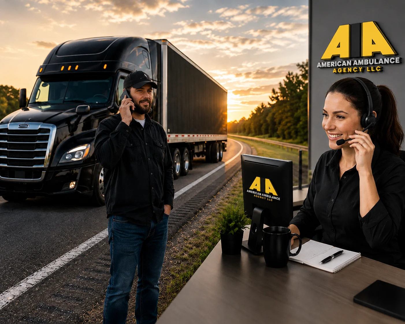 Faster claims and support for commercial truck insurance